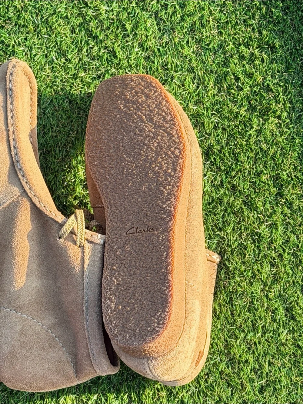 Clarks Originals Wallabee Boots Tan Suede Men’s 10.5